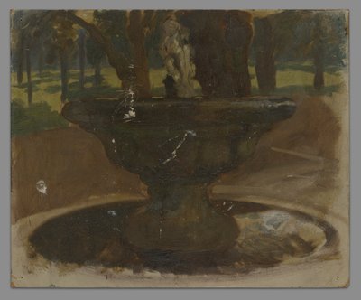 Studie fontány od Edwin Austin Abbey