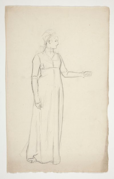 Studie ženy od Edwin Austin Abbey