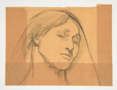 Studie ženy od Edwin Austin Abbey