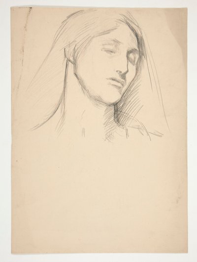 Studie ženy od Edwin Austin Abbey