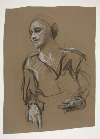Studie ženy od Edwin Austin Abbey