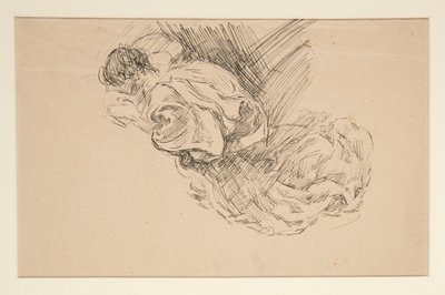 Studie anděla (pro barevné sklo? pro strop?) od Edwin Austin Abbey