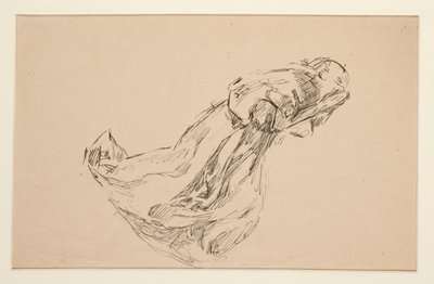 Studie anděla (pro barevné sklo? pro strop?) od Edwin Austin Abbey