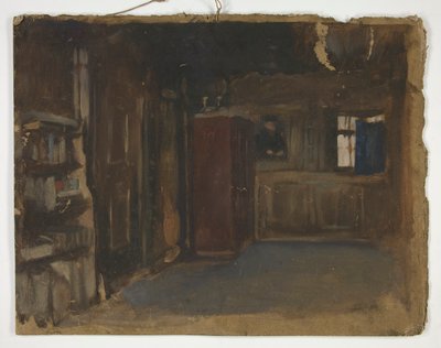 Studie interiéru od Edwin Austin Abbey