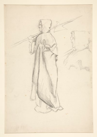 Studie o halapartně, od krále Richarda III od Edwin Austin Abbey