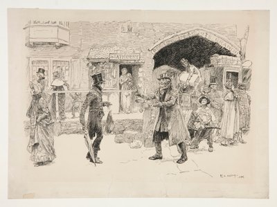 Návrat domorodce od Edwin Austin Abbey