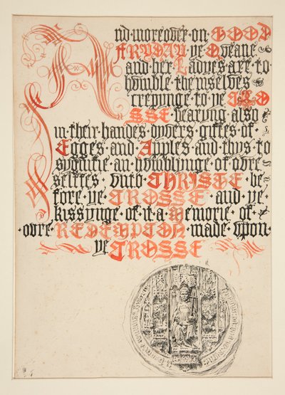 Návrh titulní strany, Scribner od Edwin Austin Abbey