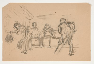 Neidentifikovaný obrázek pro Olivera Goldsmitha od Edwin Austin Abbey