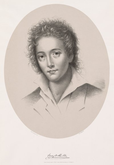 Percy Bysshe Shelley, 1867. od Edwin Beyerhaus