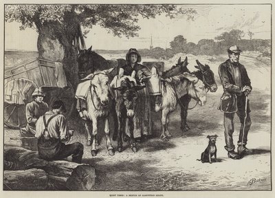 Tiché časy, skica na Hampstead Heath od Edwin Buckman