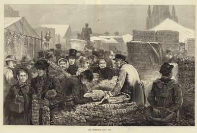 Birminghamský cibulový veletrh (rytina) od Edwin Buckman
