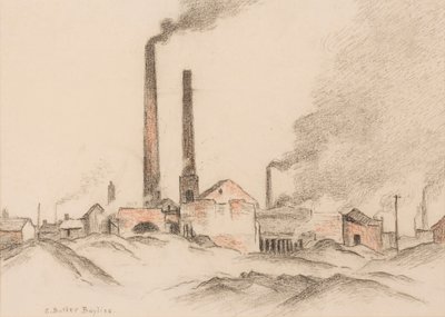 Cihelna (pastel na papíře) od Edwin Butler Bayliss