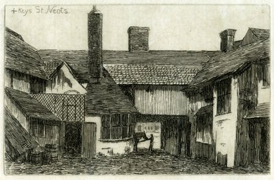 The Cross Keys, St Neots, Cambridgeshire, 1881 od Edwin Edwards
