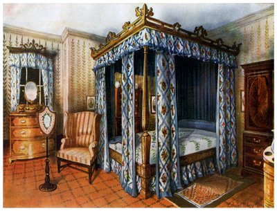 Ložnice Hepplewhite, 1911-1912. od Edwin Foley