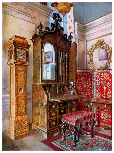 Skupina nábytku z počátku 18. století, 1910. od Edwin Foley