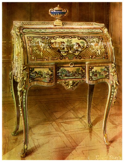 Escritoire a toilette, French, Victoria and Albert Museum, Londýn, 1911-1912. od Edwin Foley