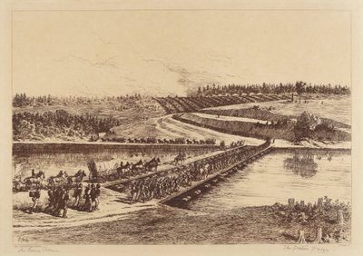 Pontonové mosty od Edwin Forbes