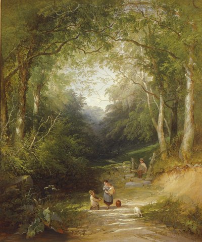 Cesta lesem od Edwin Henry Boddington