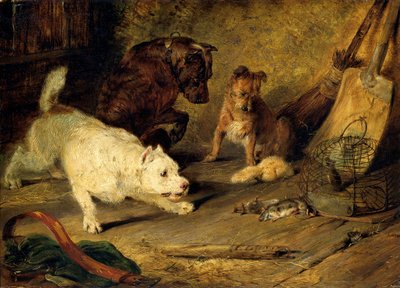 "Ratcatchers", 1821 od Edwin Henry Landseer