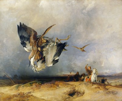 Hawking v dávných dobách od Edwin Landseer