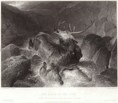 Smrt jelena od Edwin Landseer