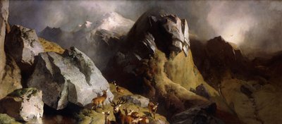 Jelení průsmyk, kolem roku 1852 od Edwin Landseer