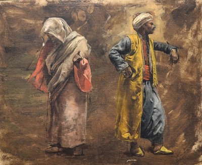 Studie dvou obrazců, ca. 1878. od Edwin Lord Weeks