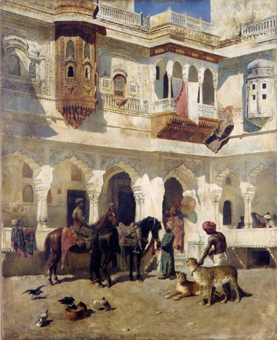 Rajah začíná na lovu, ca. 1885. od Edwin Lord Weeks