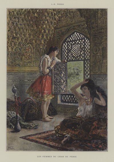 Manželky šáha z Persie od Edwin Lord Weeks