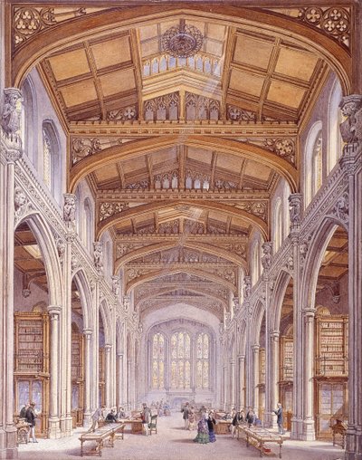 Guildhall Library, Londýn, 1872 od Edwin Thomas Dolby