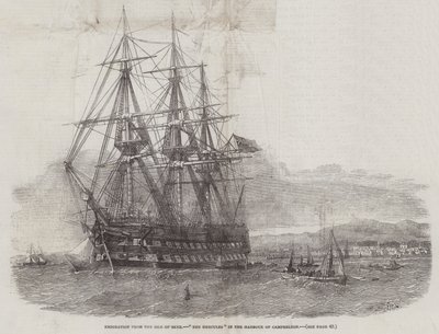 Emigrace z Isle of Skye, Hercules v přístavu Campbellton od Edwin Weedon
