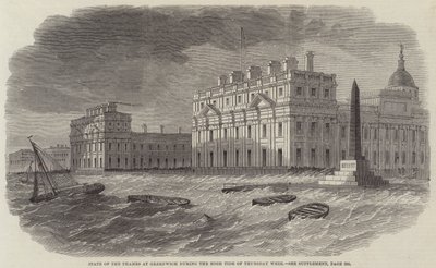 State of the Thames v Greenwichi během přílivu čtvrtečního týdne od Edwin Weedon