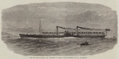 New Saloon-Steamer Iona, patřící společnosti Messers David Hutcheson and Company, z Glasgow od Edwin Weedon