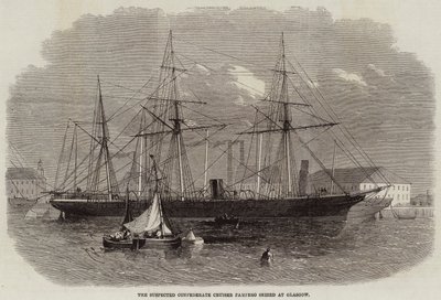 Podezřelý konfederační křižník Pampero zabavený v Glasgow od Edwin Weedon