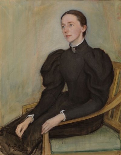 Portrét Mathildy Wredeové od Eero Järnefelt