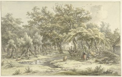 Krajina poblíž Eext (Drenthe) od Egbert van Drielst