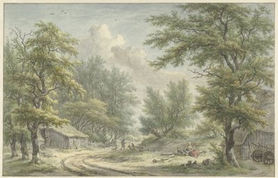 Krajina poblíž Eext, Drenthe od Egbert van Drielst