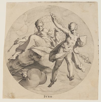 Juno, z knihy Tři bohyně od Egbert van Panderen