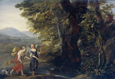 Tobiáš a anděl od Eglon van der Neer