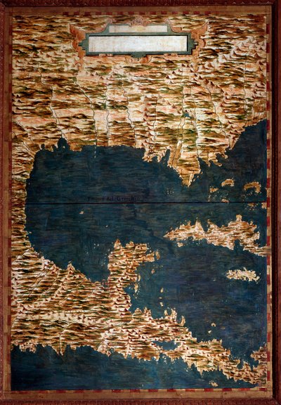 Mexiko, Kuba, Florida a Jamajka Mapu vytvořil Egnazio Danti (1536-1586), matematik, kosmograf a italský architekt. Kolem 1567. Florencie, Palazzo Vecchio, Sala del Mappamondo od Egnazio Danti