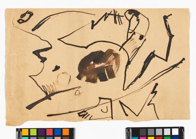 Abstrakter Versuch od Egon Schiele