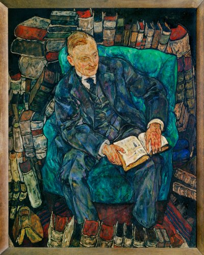 Bildnis Dr. Hugo Koller ... (malba na plátně) od Egon Schiele