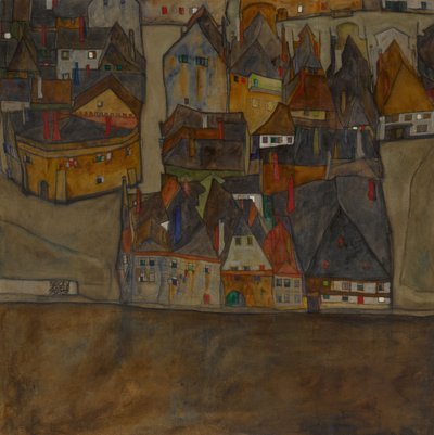 Město v soumraku Malé město II, 1913. od Egon Schiele