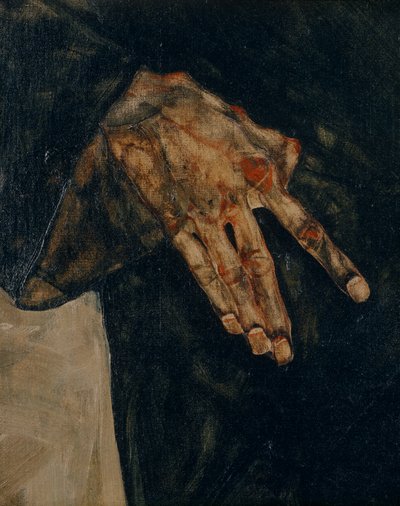 Die Eremiten (olej na plátně) od Egon Schiele