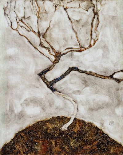 Malý strom na konci podzimu od Egon Schiele