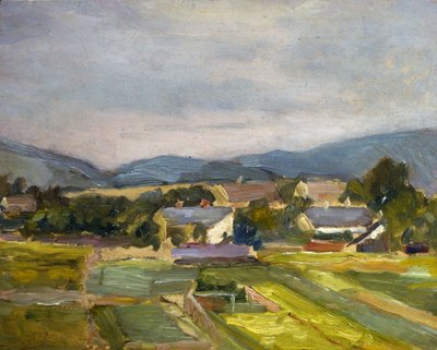 Krajina v severním Rakousku, 1907 od Egon Schiele