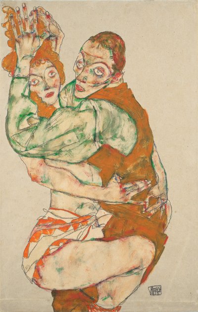 milostný akt od Egon Schiele