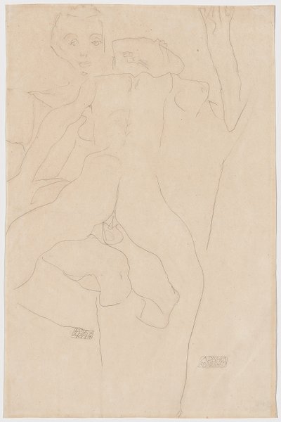 milenci Milující pár, 1911 od Egon Schiele