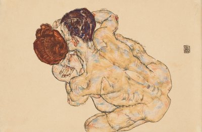 Muž a žena od Egon Schiele