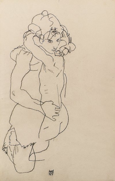 Matka a dítě od Egon Schiele